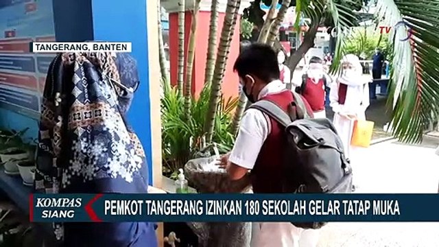 Pemkot Tangerang Izinkan 180 Sekolah Gelar Pembelajaran Tatap Muka