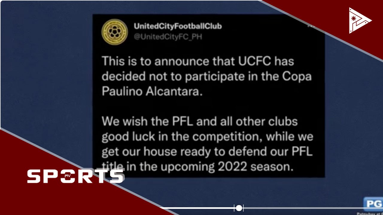 Umatras ang United City Football Club sa 2021 COPA Paulino Alcantara na magsisimula ngayong buwan #PTVSports