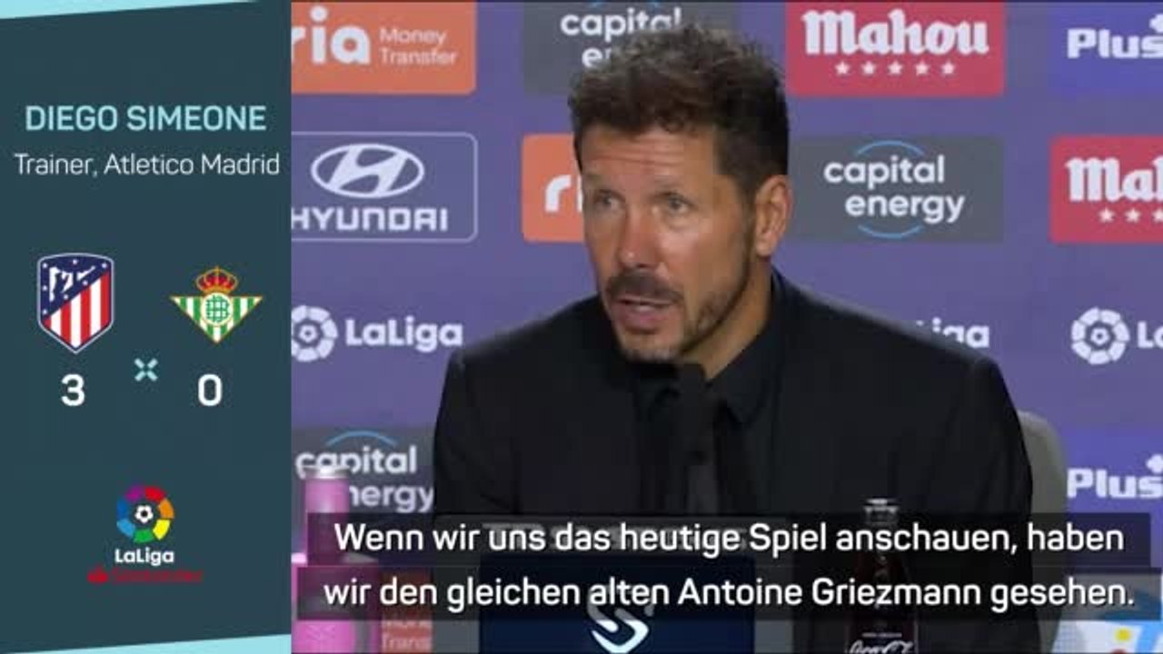 Simeone: 'Deshalb haben wir Griezmann zurückgeholt'