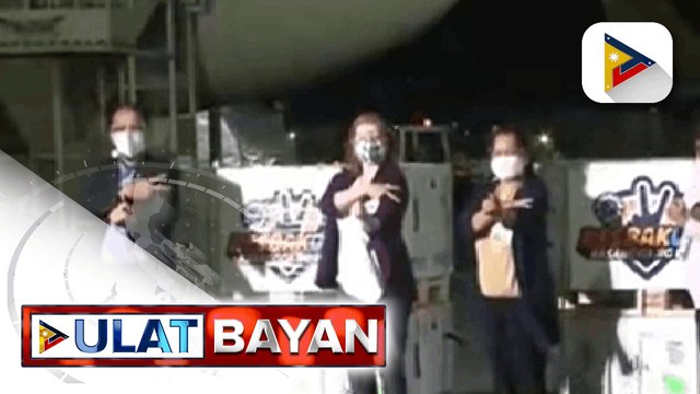 Higit 2-M doses ng PFIZER vaccine na donasyon ng US, dumating kagabi