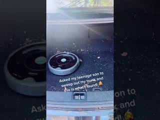 Teenage Son Works Out Easy Way to Clean a Car