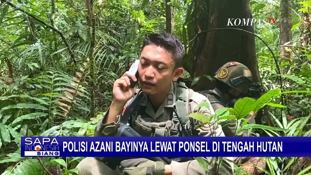Penuh Haru, Polisi Adzani Anaknya yang Baru Lahir Via Telepon saat Tugas Kejar DPO Teroris