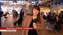 Hver 7. dansker rejser ud i Julen | Frederik Elkjær | Maria Ringblom Østergaard Kristensen | Billund Lufthavn | 20-12-2012 | TV SYD @ TV2 Danmark