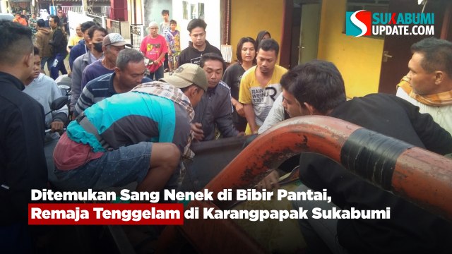 Ditemukan Sang Nenek di Bibir Pantai, Remaja Tenggelam di Karangpapak Sukabumi
