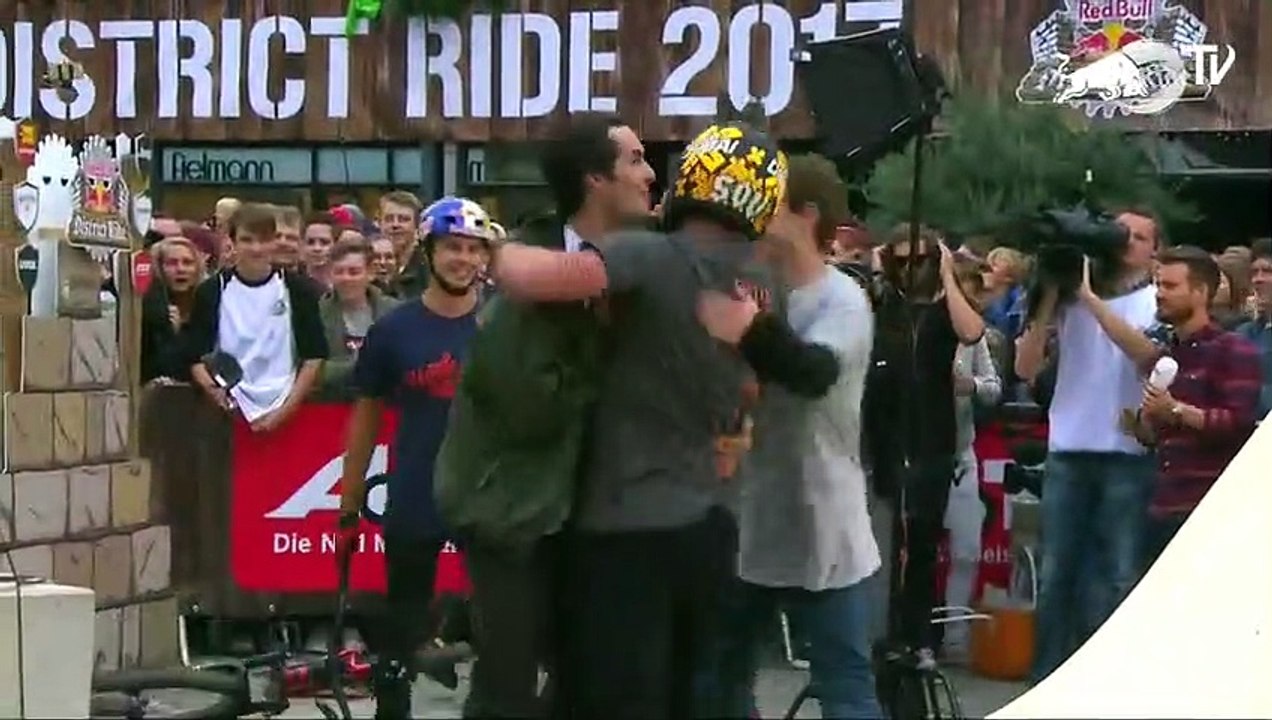 Nicholi Rogatkin goes full send with a 1440 at Red Bull District Ride 2021