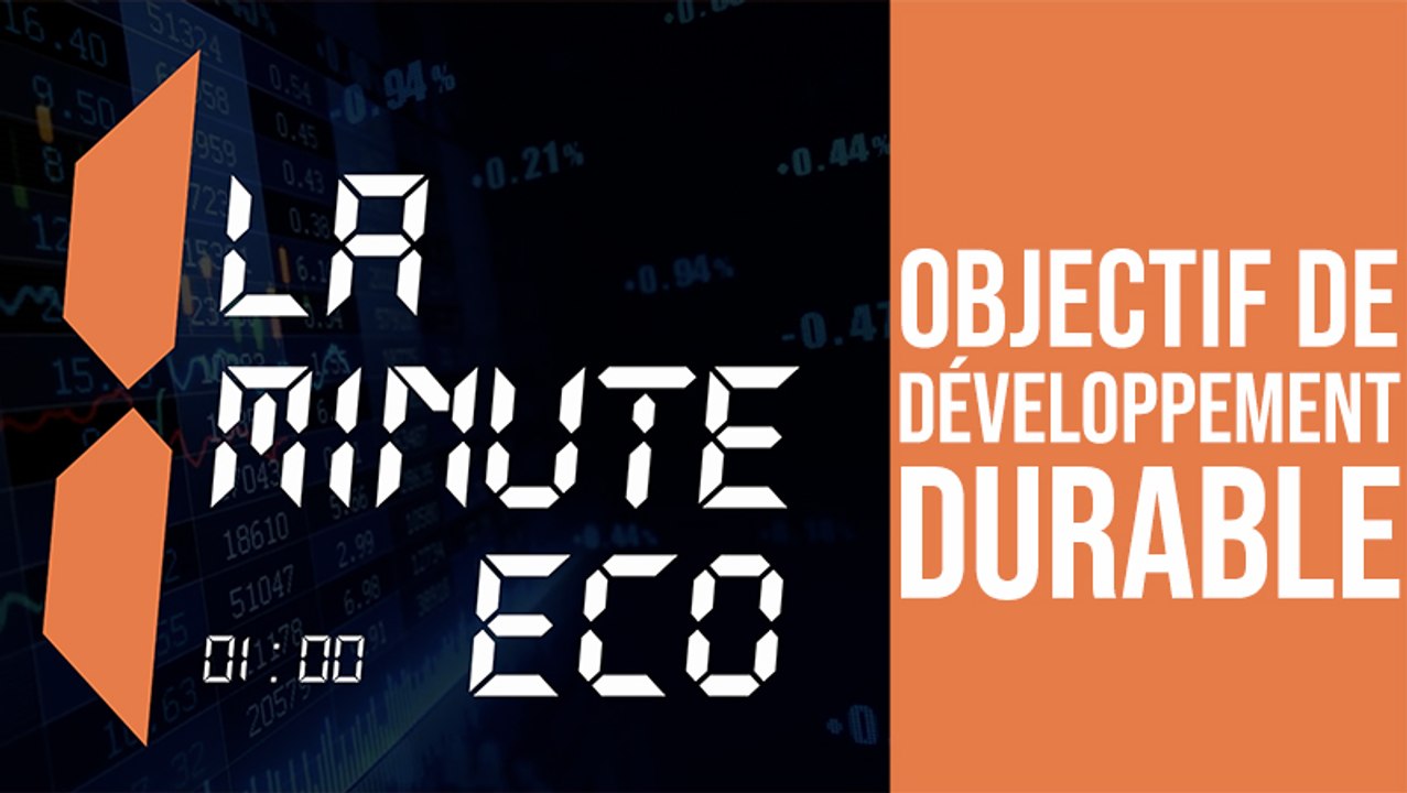 La minute Éco: Objectif de développement durable