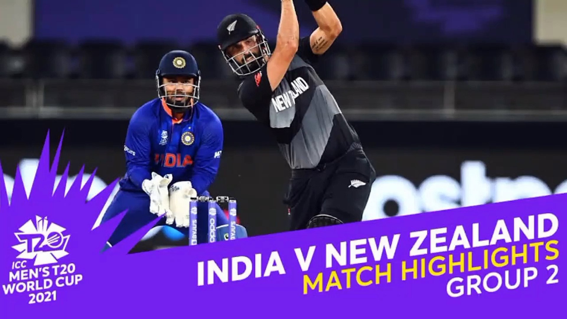 India vs Newzealand Icc World T20 2021 Highlights