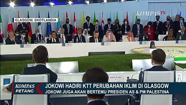Presiden Joko Widodo Hadiri KTT Perubahan Iklim di Glasgow