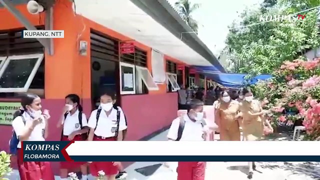 Siswa Sekolah Dasar Antusias Ikut Tes PCR