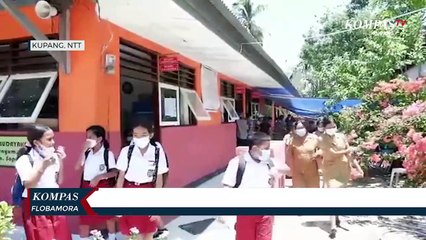 Siswa Sekolah Dasar Antusias Ikut Tes PCR