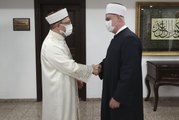 Diyanet İşleri Başkanı Erbaş, Bosna Hersek İslam Birliği Başkanı Kavazoviç'le görüştü