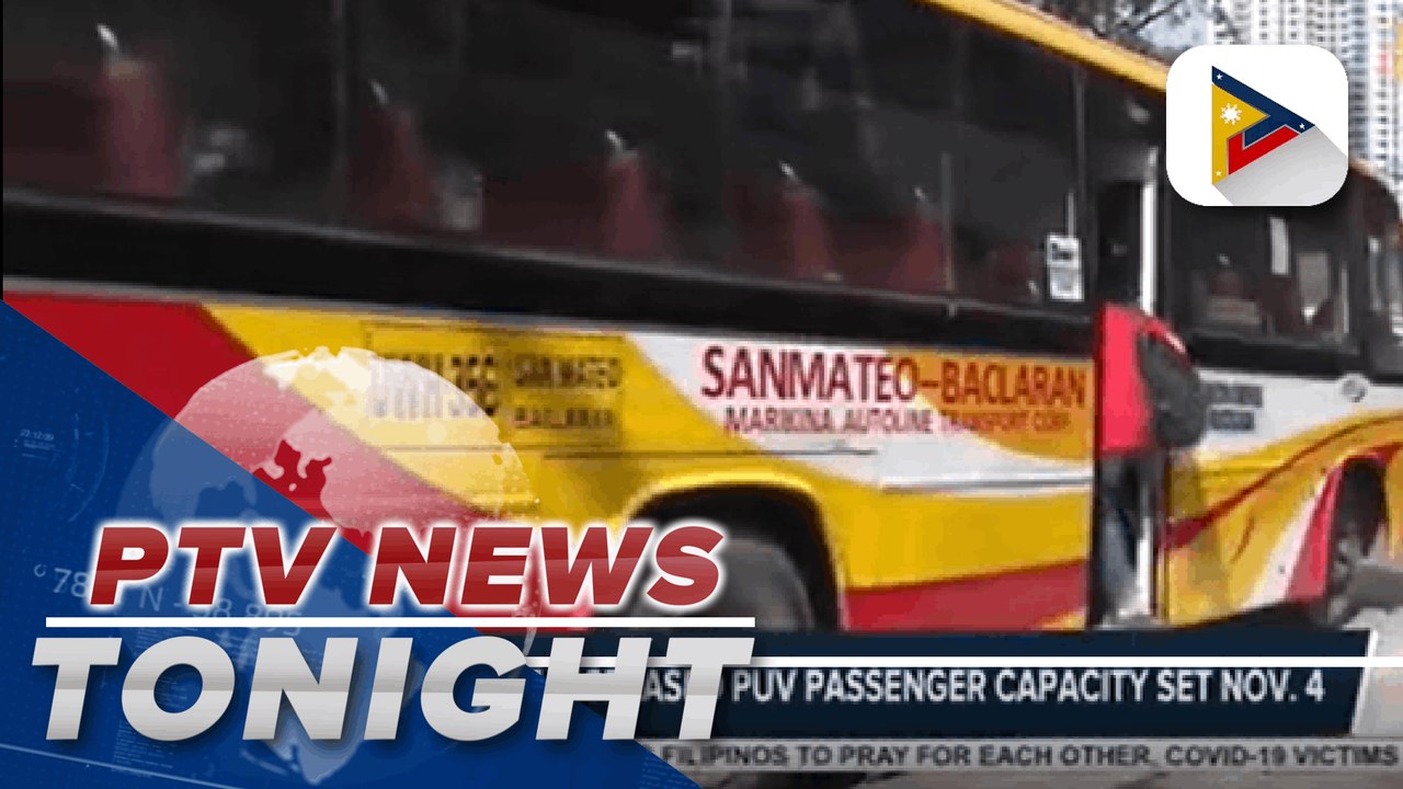 Plastic barriers no longer required in PUVs starting Nov. 4