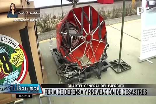 Feria de Defensa y Prevención de Desastres se desarrolla en el Cuartel General del Ejército