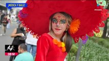 Catrinas, brujas y monstruos participaron en el desfile de día de muertos en la CDMX