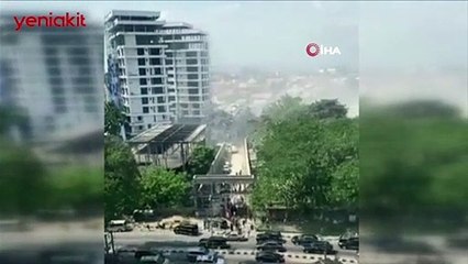 21 katlı bina yerle bir oldu! Korku dolu anlar kameraya yansıdı