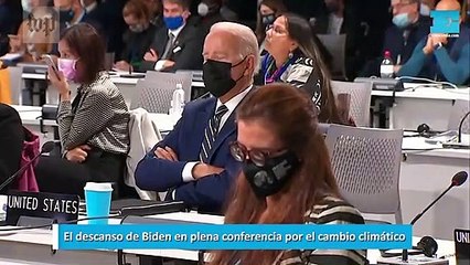 El descanso de Biden en plena conferencia por el cambio climático