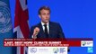 France's Macron urges 'largest emitters' to boost climate action