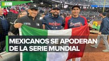 Reunión de Mexicanos en el quinto partido de la serie mundial