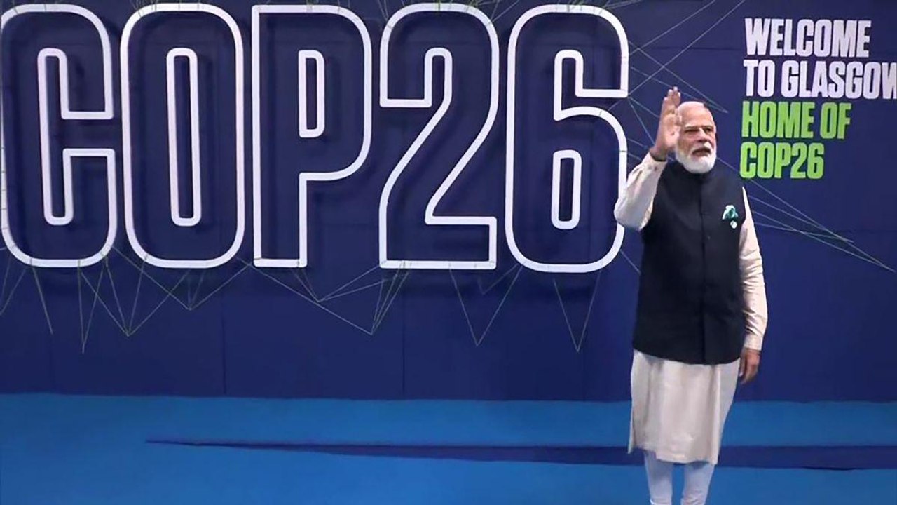 PM Modi gives message to world in COP26 Climate...