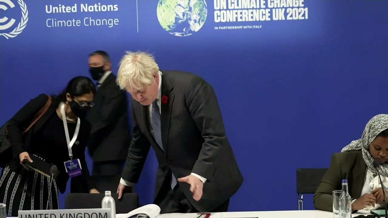 Johnson: 'I'm backing the most vulnerable' at COP26
