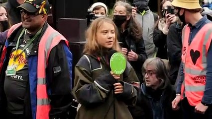Thunberg: Change will not come from COP26