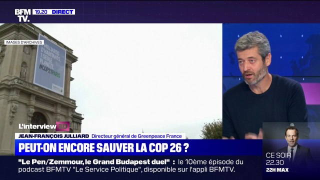 Jean-François Julliard (Greenpeace) sur la lutte contre le réchauffement climatique: On a besoin de plans d'action concrets