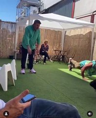 David Bustamante y Yotuel Romero se baten en un duelo deportivo en 'MasterChef Celebrity 6'. IG