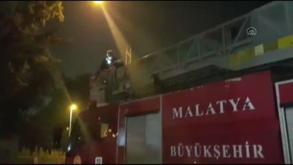 Son dakika: Ağaçta mahsur kalan kediyi itfaiye kurtardı