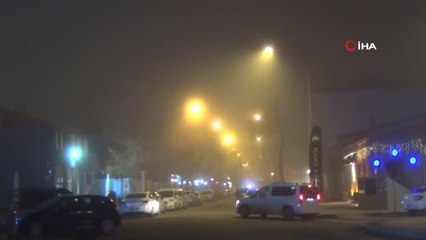 Kars'ta yoğun sis etkili oluyor