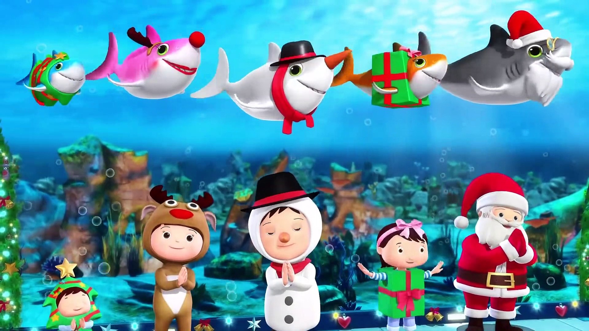 Baby Shark Dance | Christmas Edition | Baby Songs | +More Nursery Rhymes | Little Baby Bum