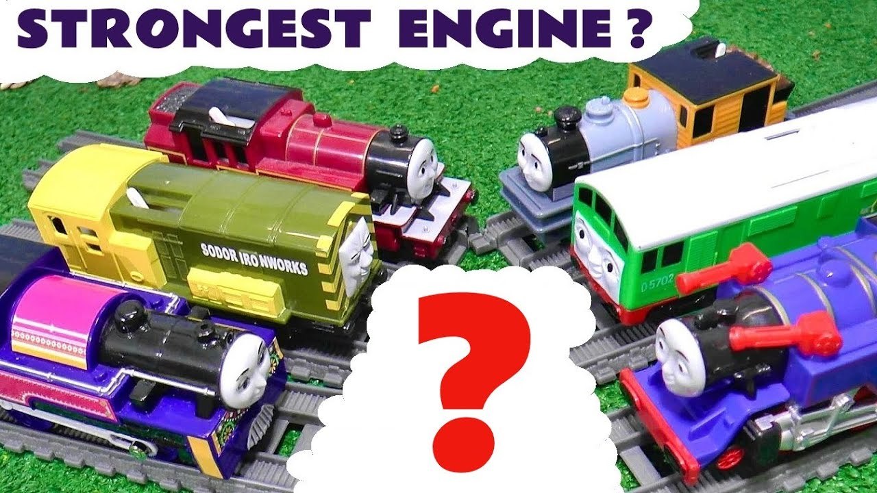 Thomas and Friends Toys Strongest Engine Challenge in this Funny ...