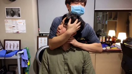 (뼈소리ASMR) 일자목 직장인의 도수교정 체험영상_Chiropractic Full Body Cracking&Adjustment ASMR-jk메디컬(교정편)