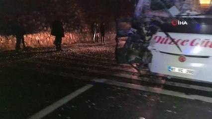 Yola dökülen mazot kazalara neden oldu