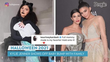 Pregnant Kylie Jenner and Travis Scott Celebrate Halloween with a Mermaid-Dressed Stormi: 'Mommy Mode'