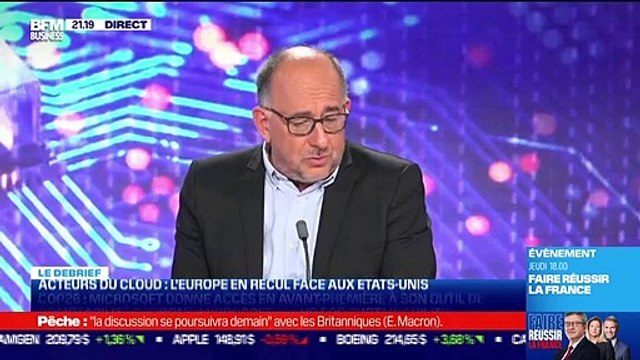 Le recul des acteurs européens du cloud face aux Américains, l'accès en avant-première du Microsoft Cloud For Sustainability,... Le débrief de l'actu tech du lundi - 01/11