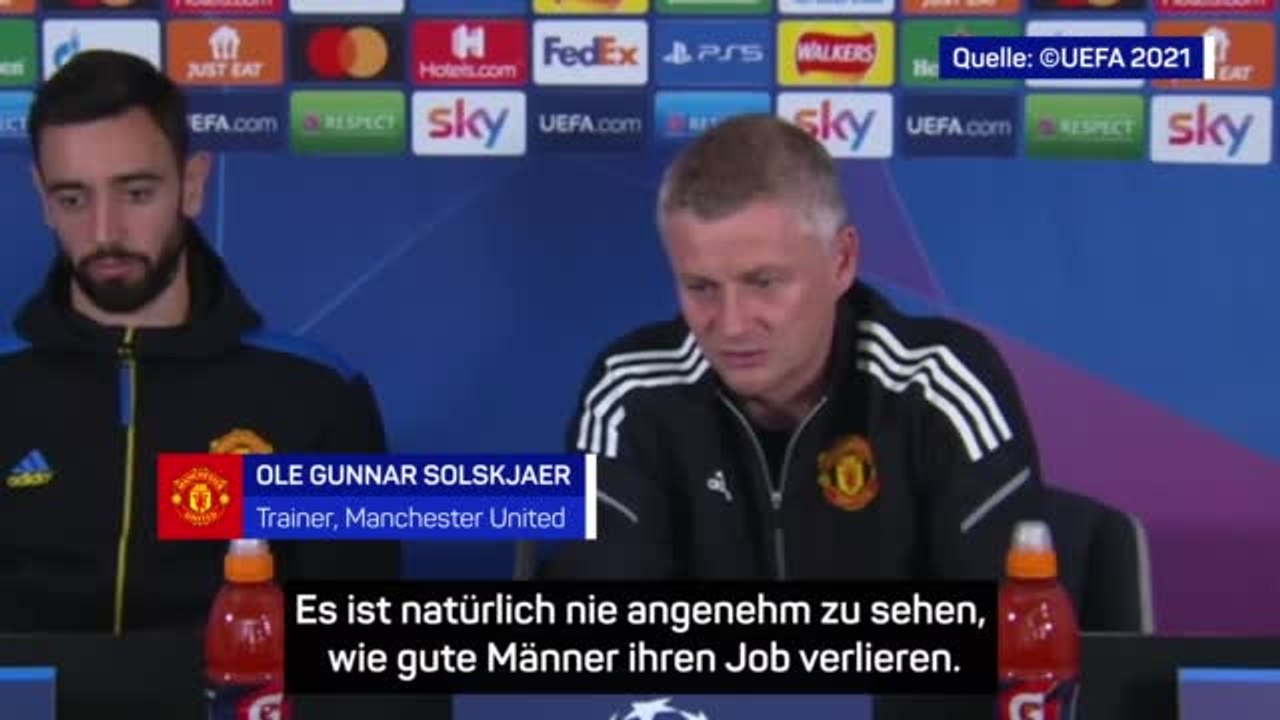 Solskjaer “nicht glücklich” über santo-entlassung