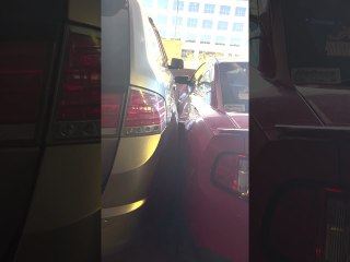 Lady Tries to Deny Poor Parking Job was Her Fault