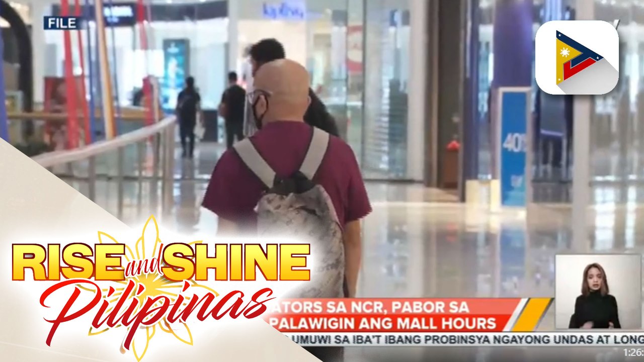 Mall operators sa NCR, pabor sa panukalang palawigin ang mall hours