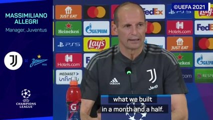 Download Video: Allegri demands improvements after Juve 'relapse'