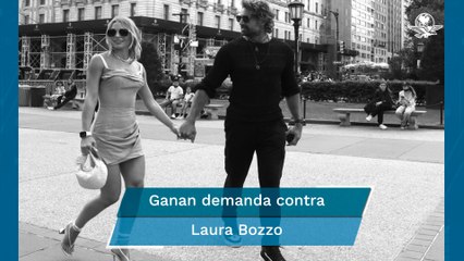 Irina Baeva y Gabriel Soto celebran su victoria ante Laura Bozzo