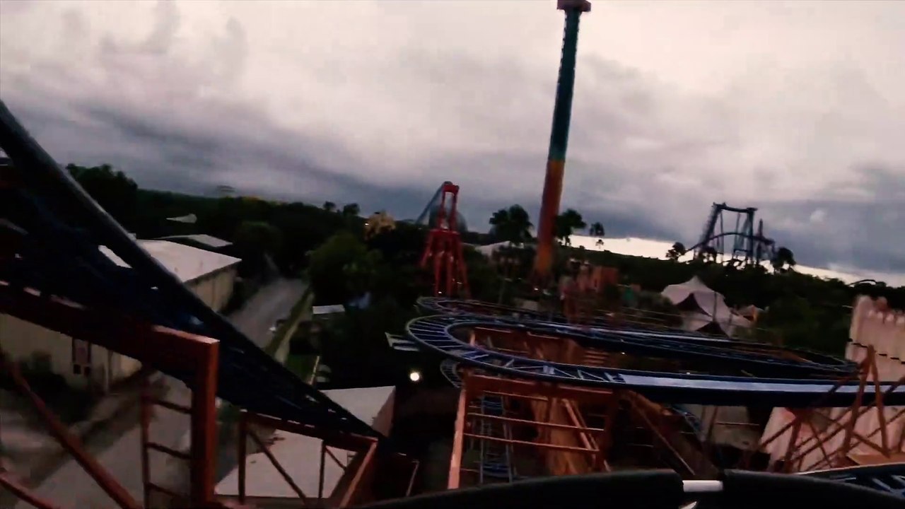 Sand Serpent Roller Coaster (Busch Gardens Theme Park - Tampa, FL) - 4K Wild Mouse Roller Coaster POV Video