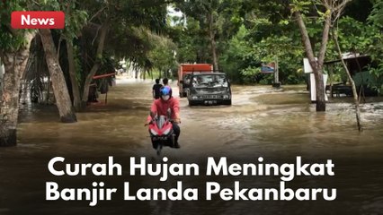 WASPADA !! CURAH HUJAN MENINGKAT, SEJUMLAH LOKASI DIPEKANBARU BANJIR !!