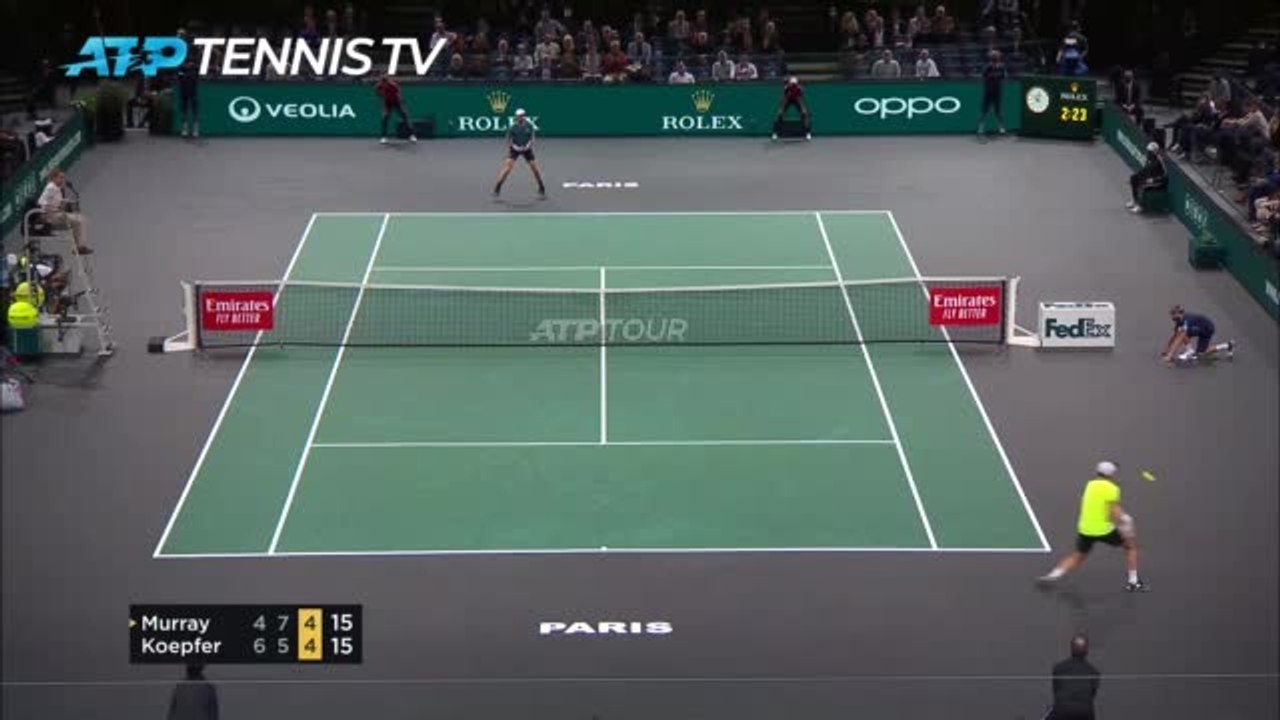Murray wastes seven match points in Paris