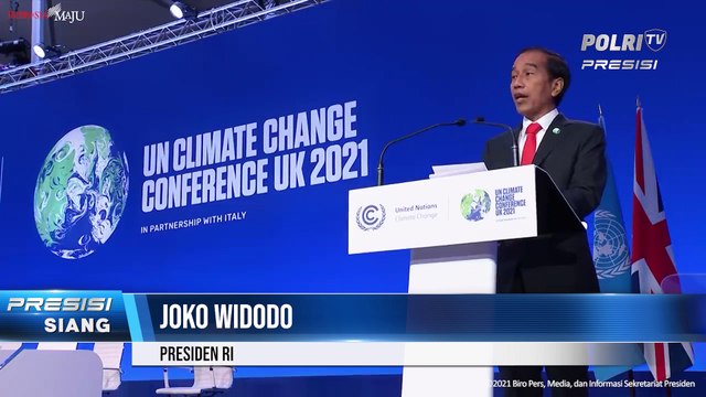 Presiden Jokowi Hadiri KTT Perbahan Iklim di Glasgow, Skotlandia