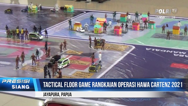 Polda Papua Gelar Tactical Floor Game Pengamanan Peparnas XVI