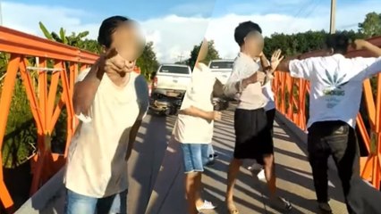 หวิดวางมวย! วัยรุ่นเถียงแก๊ง "มนุษย์ป้า" อ้างฉุนขับเบียด จยย.ล้ม