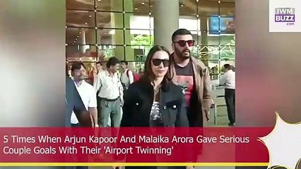 5 Times When Arjun Kapoor And Malaika Arora Gave Serious Couple Goals With Their 'Airport Twinning'