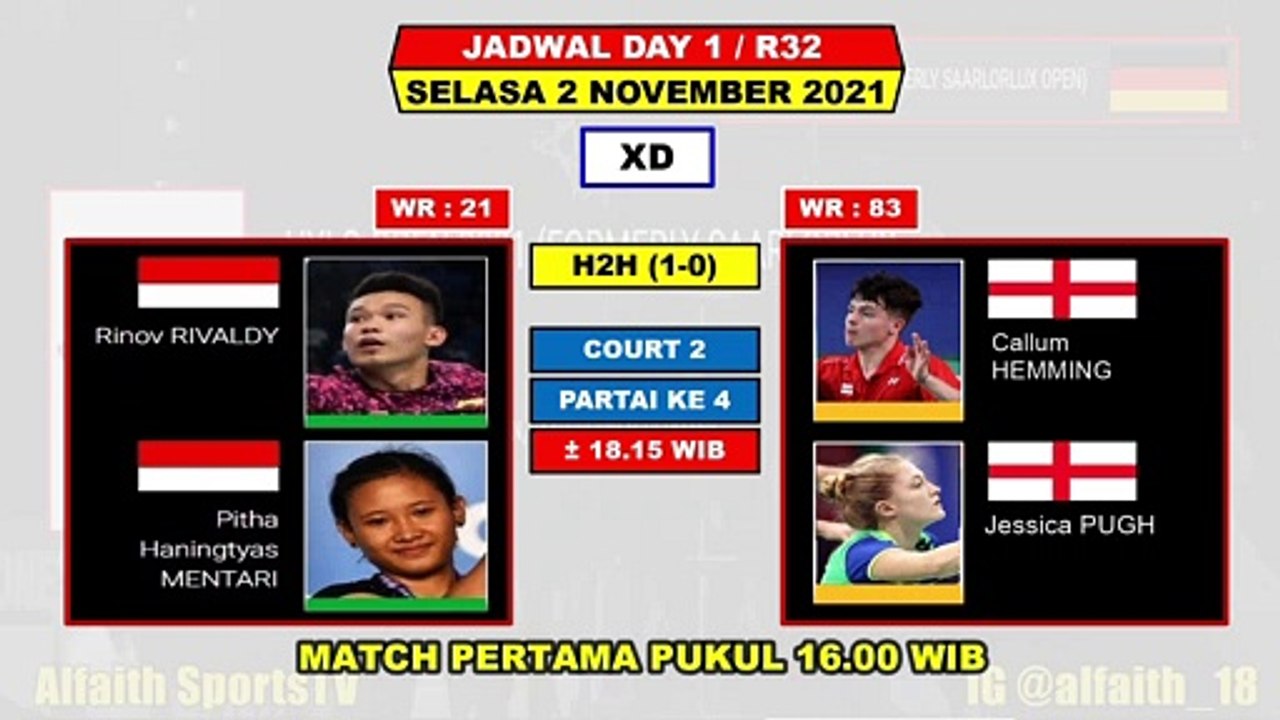 JADWAL_HYLO_OPEN_2021_HARI_INI_~_5_WAKIL_INDONESIA_BERTANDING_|_GREGORIA_HADAPI_WAKIL_JEPANG.