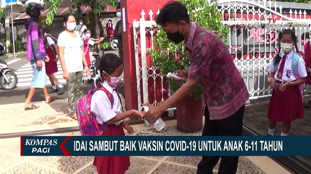 IDAI Sambut Baik Vaksin Cocid-19 Untuk Anak Usia 6-11 Tahun