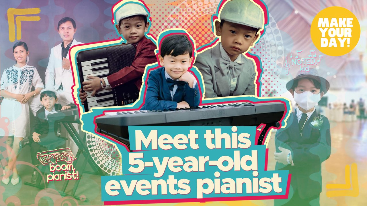 Meet this 5-year-old events pianist | Make Your Day